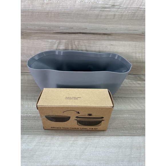 Slow Cooker Silicone Liner, 7-8 Qt Crockpot and Slow Cookers Compatible New - Picture 1 of 10